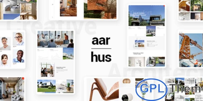 Aarhus – Modern Architecture & Interior Design WordPress Theme Aarhus is a stylish WordPress theme designed for architecture firms, interior designers, construction companies, and real estate websites.