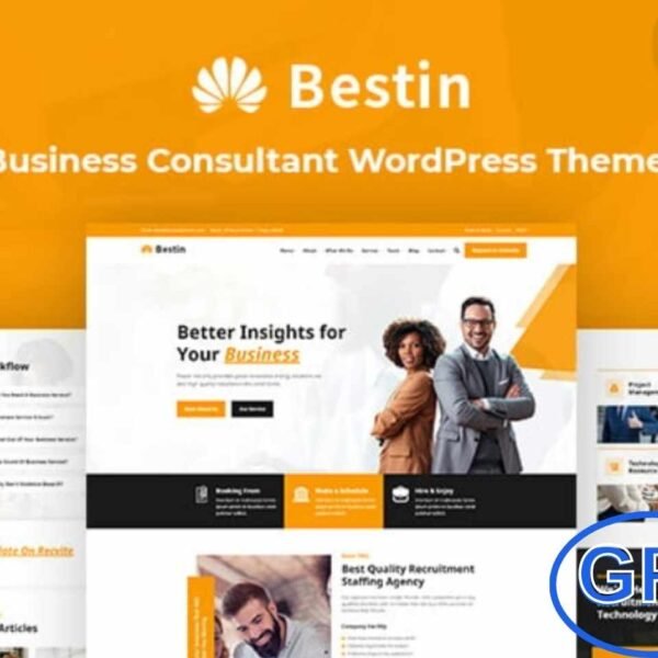 Bestin – Responsive Business WordPress Theme Bestin is a professional and responsive WordPress theme designed for business, consulting, and corporate websites. Built with Elementor Page Builder, it includes 85+ custom widgets, each offering multiple styling options to create a truly unique website without needing Elementor Pro.