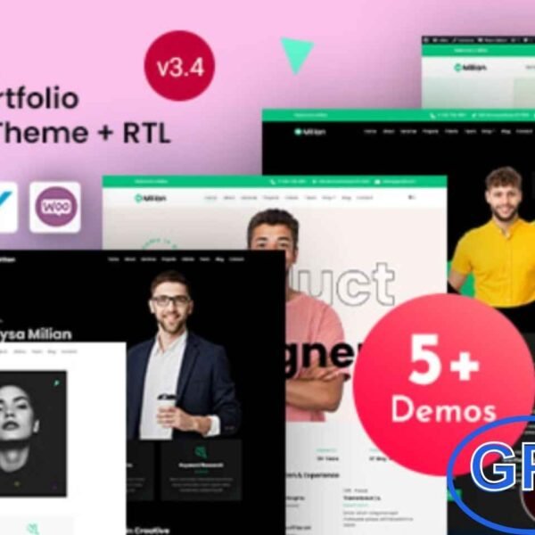 Milian – Personal Portfolio & Online Resume WordPress Theme Milian is a modern and responsive WordPress theme designed for personal portfolios, online resumes, and CV websites. Built with Elementor, ACF Pro, Redux Framework, WooCommerce, Bootstrap 4, and Sass, it offers flexibility and powerful customization options.