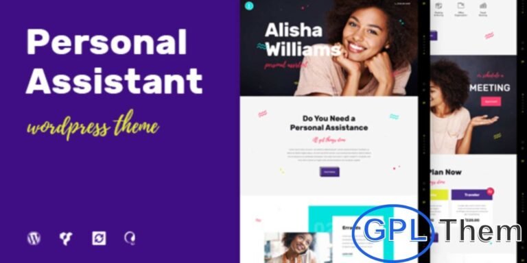 A.Williams – Personal Assistant & Administrative Services WordPress Theme A.Williams is a responsive, stylish, and colorful WordPress theme designed for personal assistants, administrative professionals, advisors, and business support agencies. Its professional corporate design and well-structured layout make it easy to showcase services, highlight skills, and present your expertise effectively.
