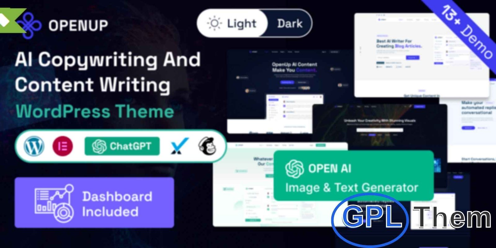 Openup – AI Content Writer & AI Application WordPress Theme OpenUp – AI Content Writer & AI Application WordPress Theme OpenUp is a modern and versatile AI WordPress theme built for AI content writing, copywriting, and content generator websites.