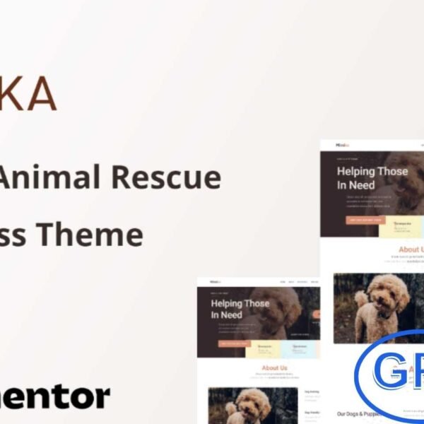 Mimika – Pet & Animal Rescue One Page WordPress Theme Mimika is a one-page WordPress theme designed for pet care, animal rescue, and related services. Perfect for rescue teams, shelters, and pet-focused organizations, it provides a clean and engaging layout to showcase your mission and services.