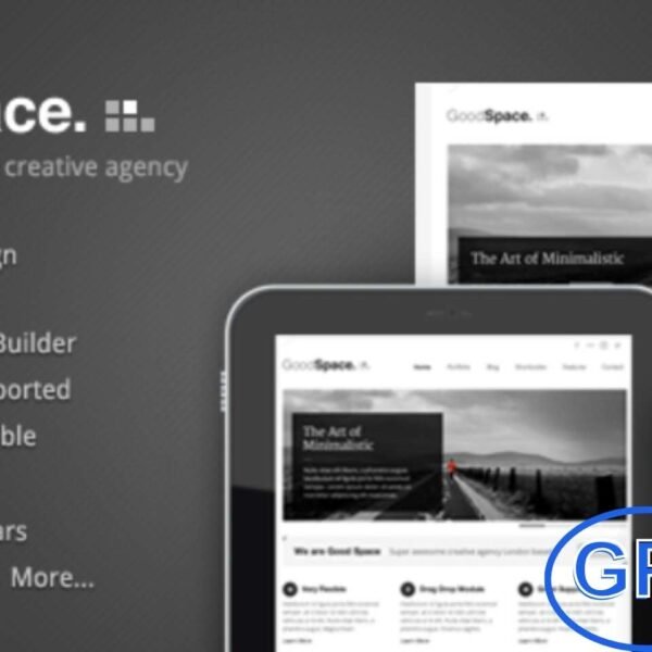 Good Space – Responsive Minimal WordPress Theme Good Space is a clean and minimal WordPress theme designed for creative agencies, freelancers, and design studios. Its modern, responsive layout ensures your website looks great on desktops, tablets, and mobile devices.