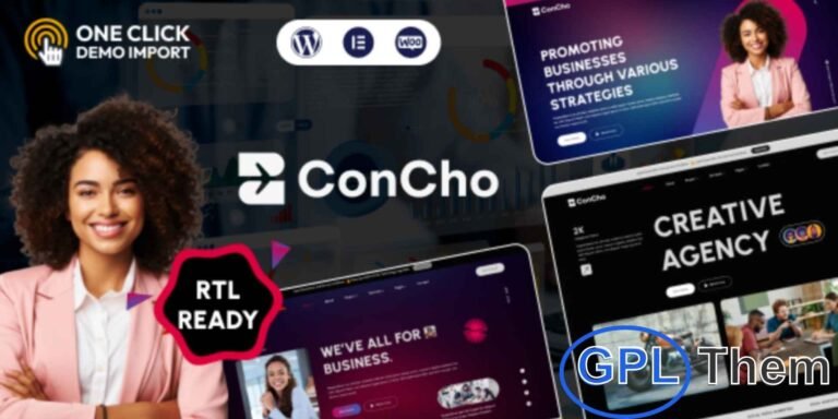Concho – Consulting Services WordPress Theme Concho is a professional WordPress theme designed for consulting firms, HR agencies, and business service providers. With clean and modern layouts, it helps you showcase your services, team, and client projects effectively.