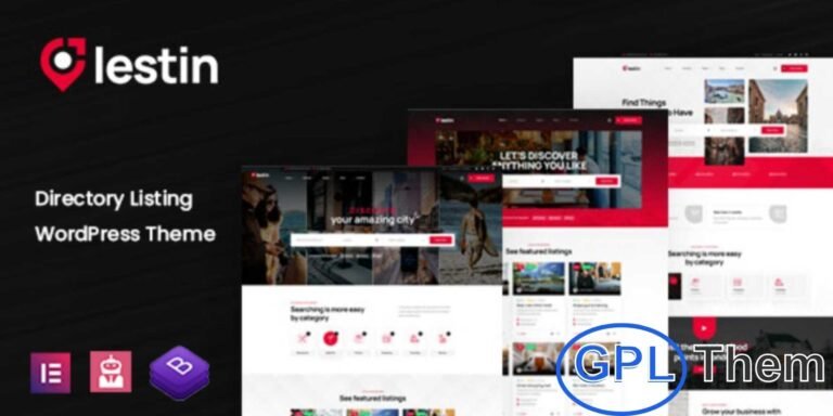 Lestin – Directory Listing WordPress Theme Lestin is a modern and feature-rich Directory Listing WordPress theme designed to create, manage, and monetize local or global directory websites with ease.