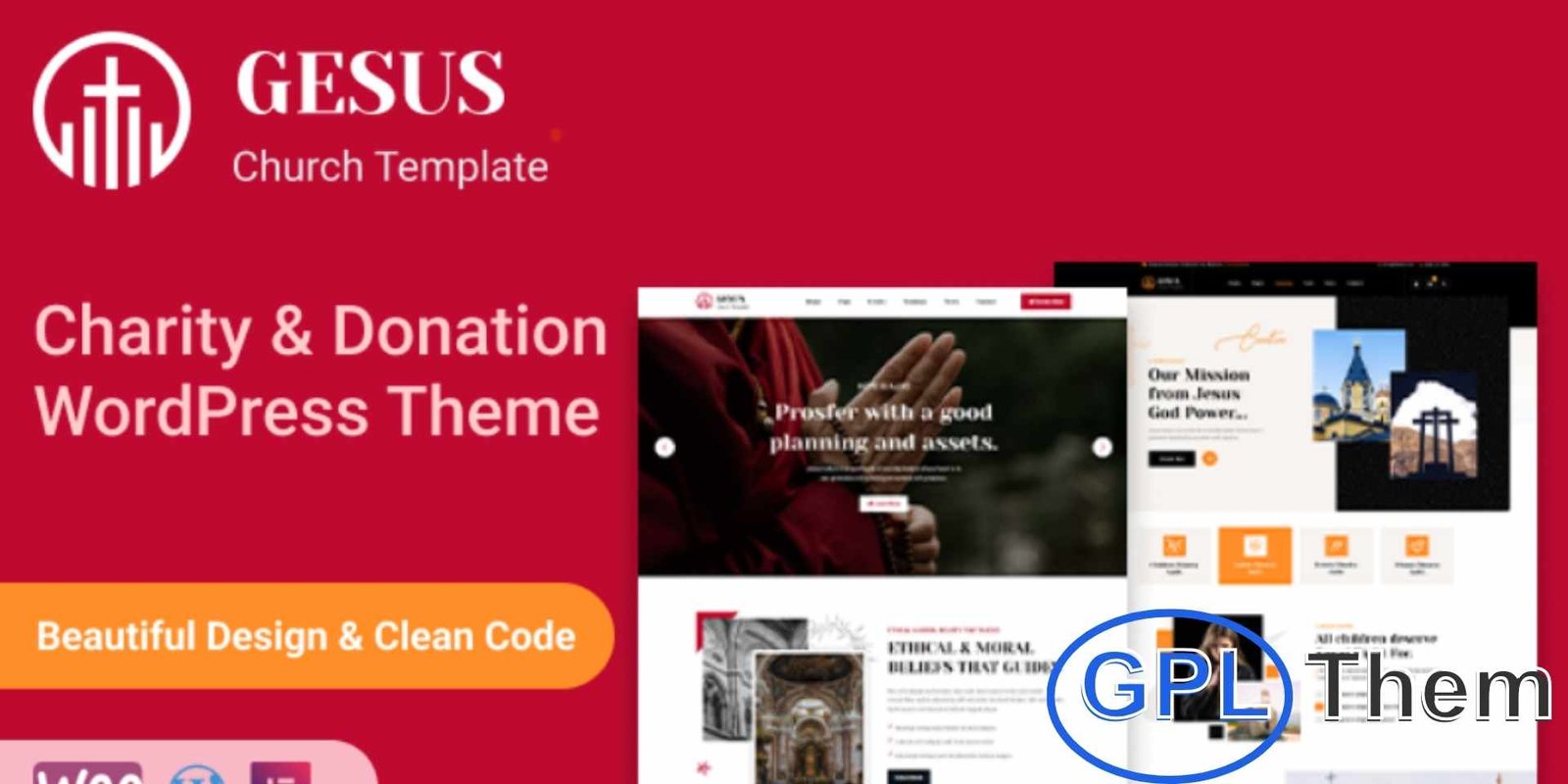 Gesus – Charity & Donation WordPress Theme Gesus – Charity & Donation WordPress Theme Gesus is a powerful and versatile WordPress theme designed for charity organizations, churches, fundraising campaigns, and non-profit websites. Packed with built-in features, it includes a complete donation system, event management tools, sermons archive, sermon details, blog layouts, and agenda lists.