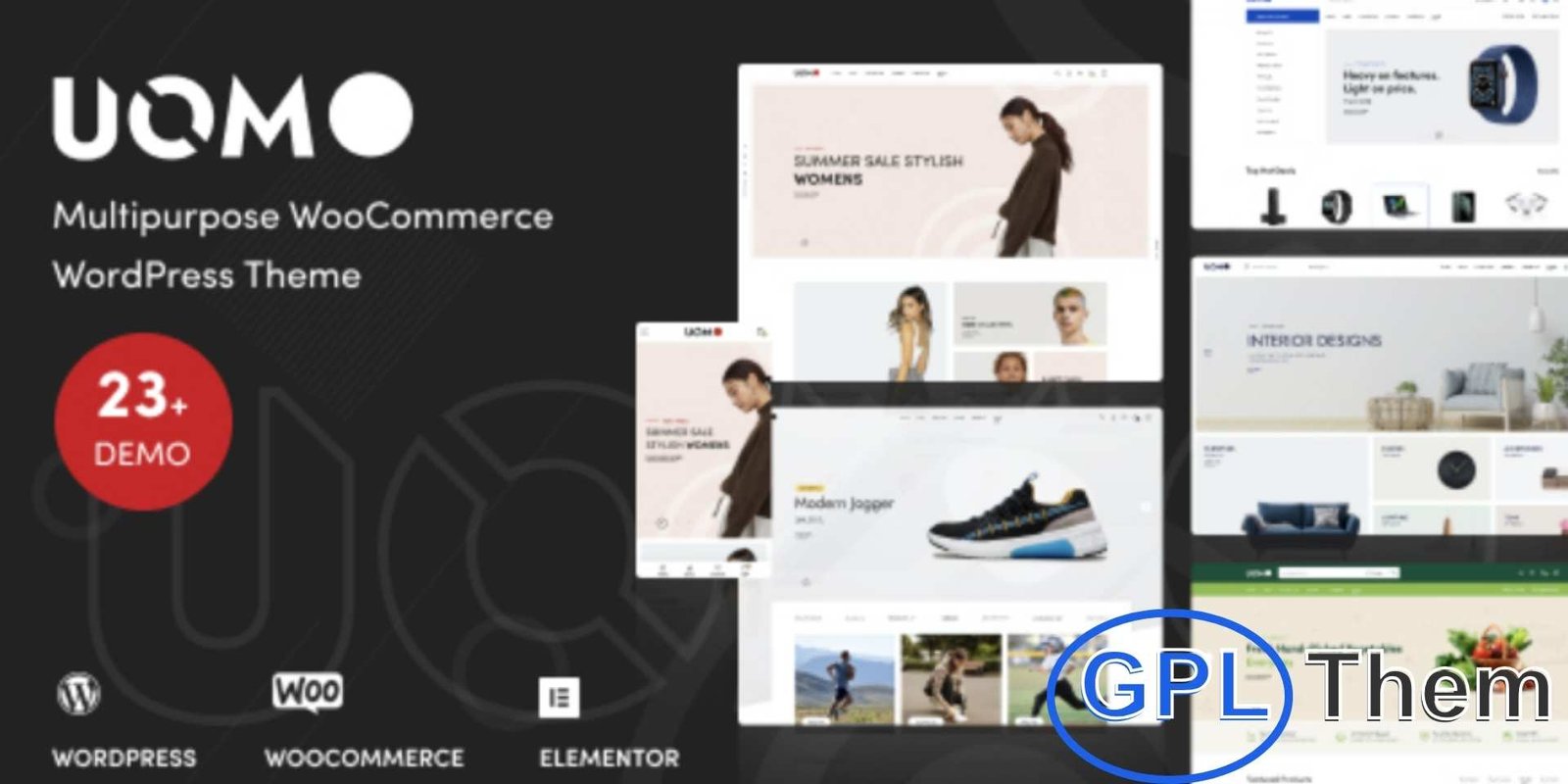 Uomo – Multipurpose WooCommerce WordPress Theme Uomo – Multipurpose WooCommerce WordPress Theme Uomo is a versatile and modern WooCommerce WordPress theme designed for a wide range of online stores, including furniture, fashion, accessories, cosmetics, electronics, sports, food, and grocery shops. With its multipurpose design, Uomo provides all the tools you need to build a professional and visually appealing eCommerce website.