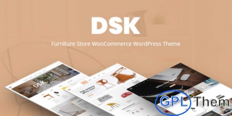 DSK – Furniture Store WooCommerce WordPress Theme DSK is a modern WooCommerce WordPress theme designed specifically for furniture stores and home décor shops. With a clean, responsive design, DSK helps you showcase furniture products beautifully on all devices.