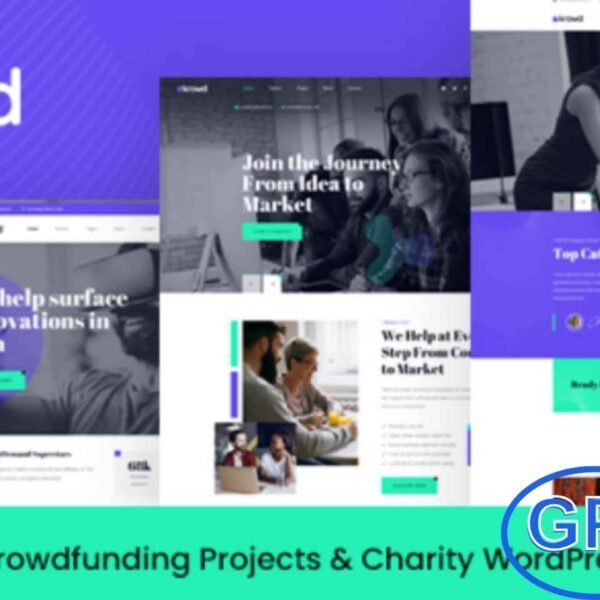 Krowd – Crowdfunding & Charity WordPress Theme Krowd is a professional and fully responsive WordPress theme designed for crowdfunding campaigns, charity organizations, nonprofits, NGOs, and donation-based websites. With its clean and modern design, Krowd allows you to showcase projects, raise funds, and engage supporters effectively.