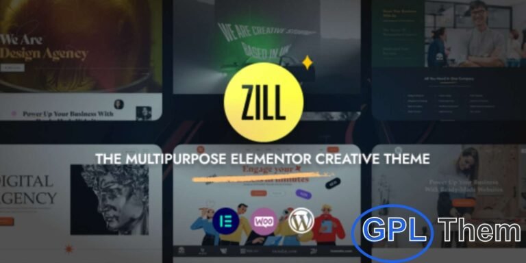 ZILL – Multipurpose Elementor Creative WordPress Theme ZILL is a versatile and visually stunning WordPress theme built for multipurpose websites. Fully compatible with WooCommerce, it offers a wide range of shop layouts and elements to create a professional online store.