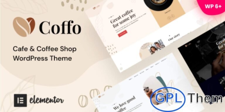 Coffo – Cafe & Coffee Shop WordPress Theme Coffo is a modern and creative WordPress theme designed for coffee shops, cafes, restaurants, bakeries, and beverage bars.