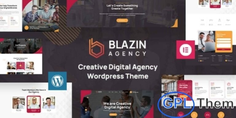 Blazin Agency – Creative WordPress Theme Blazin Agency is a modern and versatile WordPress theme designed for digital agencies, marketing firms, corporations, and creative businesses. It features a range of unique and professionally crafted layouts to help showcase your services, projects, and portfolio effectively.