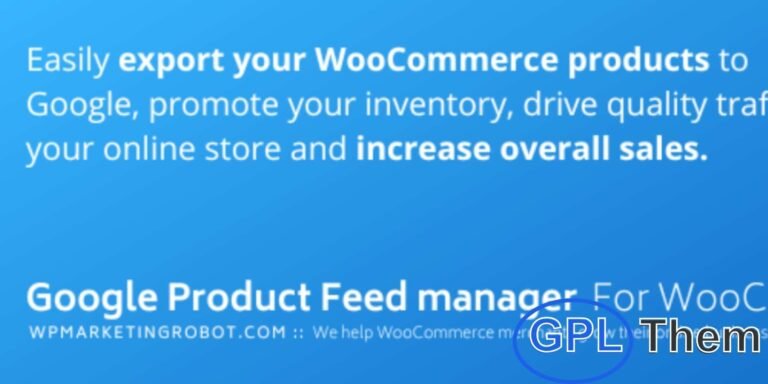 Premium WooCommerce Google Feed Manager – Optimize Your Product Listings for Google Shopping Premium WooCommerce Google Feed Manager is a powerful and user-friendly plugin designed to help WooCommerce store owners create high-quality product feeds for Google Shopping.