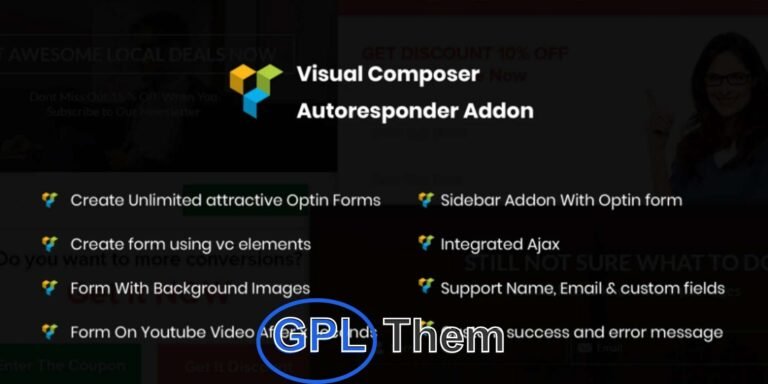 Visual Composer Autoresponder Addon – Grow Your Email List with Ease The Visual Composer Autoresponder Addon is a powerful email marketing tool designed to help you seamlessly integrate opt-in forms into any WordPress page or post using the Visual Composer builder.