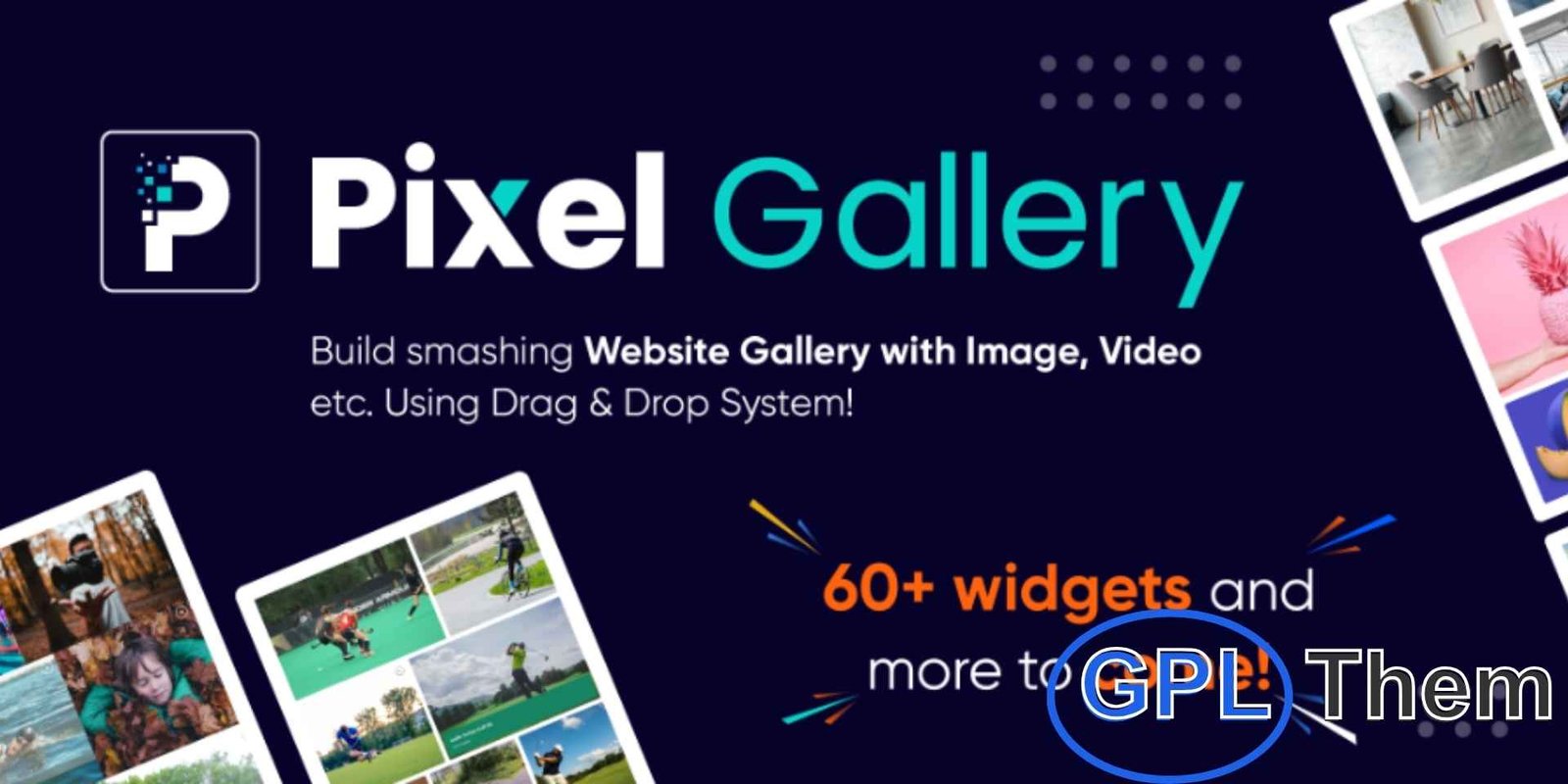 Pixel Gallery Pro – WordPress Plugin Pixel Gallery Pro – WordPress Plugin Create visually stunning image galleries in WordPress effortlessly with Pixel Gallery Pro for Elementor. This premium addon simplifies gallery creation using Elementor’s intuitive drag-and-drop builder.