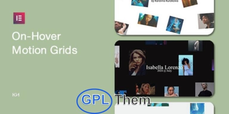 On-Hover Motion Grids for Elementor – Interactive Image Grid Effects Add Scroll-Triggered Motion Effects to Image Grids in Elementor On-Hover Motion Grids for Elementor is a lightweight plugin that brings dynamic hover and scroll-triggered motion effects to your image grids.