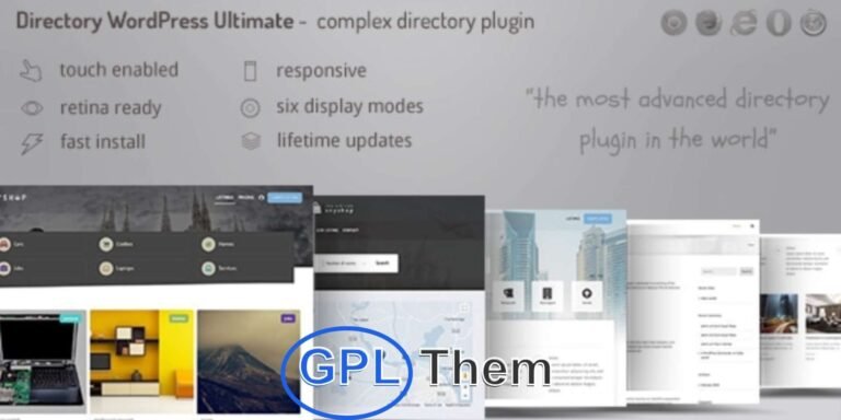 Directory Ultimate PRO for WordPress – Table & Grid View Directory Plugin Directory Ultimate PRO is a versatile WordPress plugin that allows you to build any type of directory website with ease. Fully customizable and theme-compatible, it supports both table and grid layouts to showcase listings beautifully.
