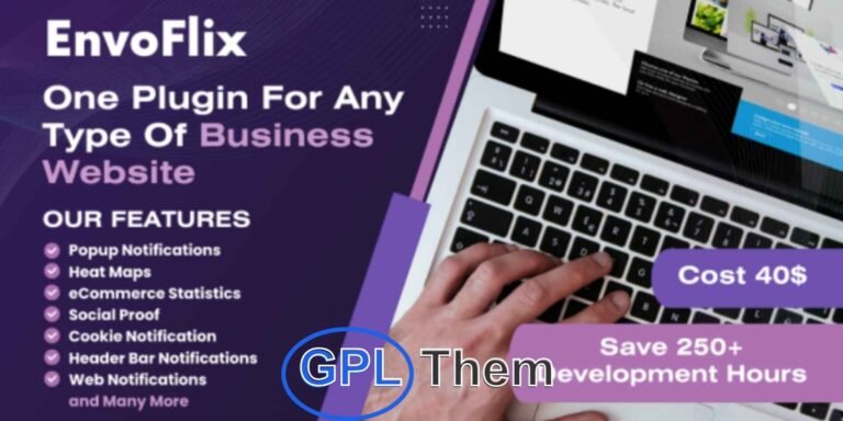 EnvoFlix Plugin – All-in-One Marketing Toolkit for WordPress EnvoFlix is a powerful multi-functional marketing plugin for WordPress that helps you boost user engagement and conversion rates with ease. This all-in-one solution includes HeatMaps, popup notifications, social proof, Facebook Messenger chat, user feedback tools, web sliders, and cookie consent features—all in a single plugin.