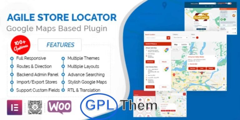 Agile Store Locator – Google Maps Plugin for WordPress Powerful Location Finder for Stores, Listings, and More Agile Store Locator is a premium Google Maps plugin for WordPress that helps you create a fully functional, interactive location directory.