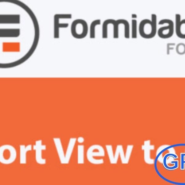 Formidable Export View to CSV – Effortless Data Export for WordPress Formidable Export View to CSV is a simple yet powerful add-on that lets you export table Views created with Formidable Forms directly to CSV files. Easily download structured form data for reporting, analysis, or backups in just a few clicks.