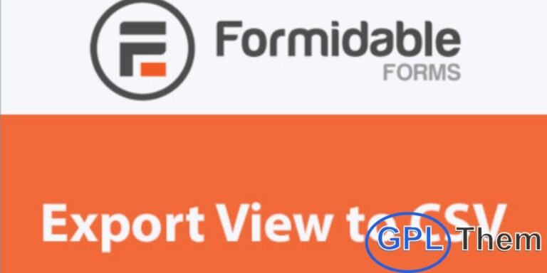 Formidable Export View to CSV – Effortless Data Export for WordPress Formidable Export View to CSV is a simple yet powerful add-on that lets you export table Views created with Formidable Forms directly to CSV files. Easily download structured form data for reporting, analysis, or backups in just a few clicks.