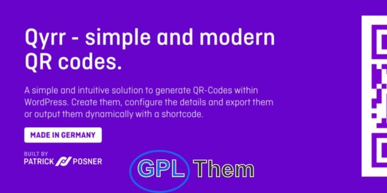 Qyrr – Simple and Modern QR Code Generator for WordPress Create Custom QR Codes for URLs, Contacts, Messages & More Qyrr is a sleek and user-friendly QR code generator plugin for WordPress that allows you to create QR codes directly from your admin dashboard. Generate QR codes for URLs, plain text, WhatsApp and SMS messages, email addresses, phone numbers, vCards, and more in just a few clicks.