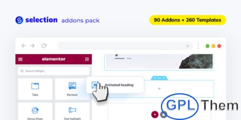 Selection – Elementor Addons Pack for WordPress Introducing Selection, a powerful Elementor addons pack designed to supercharge your WordPress website. This all-in-one widget bundle includes a growing collection of professionally crafted widgets, each built with performance, flexibility, and user experience in mind.