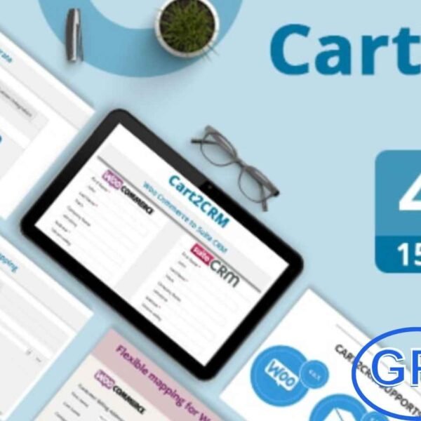 Cart2CRM – WooCommerce Integration with SugarCRM, SuiteCRM & Custom CRM Seamlessly Sync WooCommerce Data with Your CRM System Cart2CRM is a powerful WooCommerce plugin that connects your online store with SugarCRM, SuiteCRM, or any custom CRM solution.