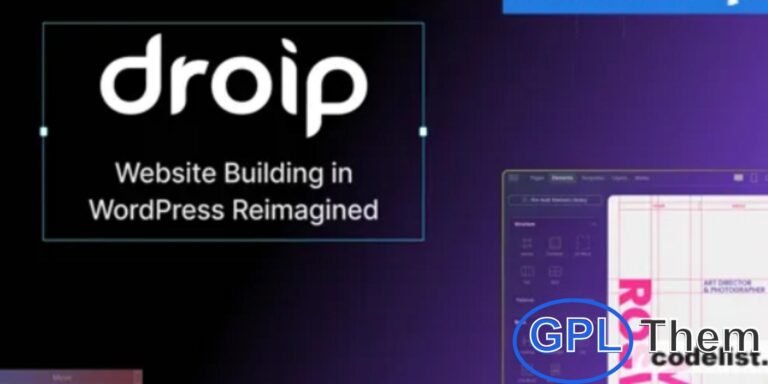 Droip – All-in-One No-Code Website Builder for WordPress Droip is a powerful no-code, drag-and-drop website builder for WordPress that simplifies the entire design and development process. Perfect for beginners and professionals alike, Droip lets you build stunning, responsive websites without writing a single line of code.