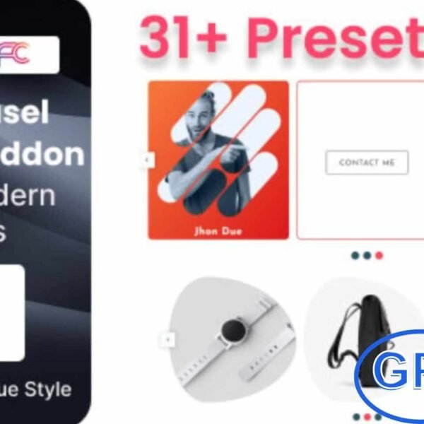 Flip Carousel Addon for Elementor – Stylish 3D Carousel Slider Flip Carousel is a lightweight and user-friendly Elementor addon that lets you add stunning flip-style carousels to your WordPress website—no coding required. Featuring 31+ unique preset designs, this plugin allows you to showcase content, images, or products in an eye-catching, interactive format.