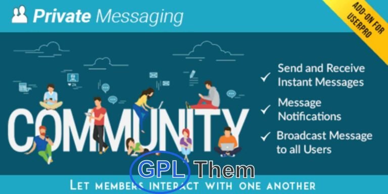Private Messages Addon for UserPro Enhance user engagement on your WordPress site with the Private Messages addon for UserPro. This powerful extension allows members to send and receive private messages, fostering real-time communication and a stronger sense of community.