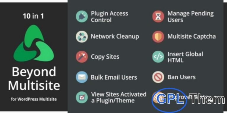 Beyond Multisite – Essential Tools for WordPress Network Admins Beyond Multisite is a powerful utility plugin designed to give WordPress multisite network administrators enhanced control, protection, and maintenance features. With a suite of advanced tools, it simplifies network management by helping you efficiently manage sites, users, content, and more.