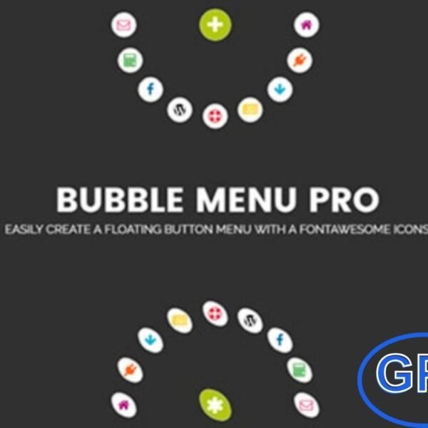 Bubble Menu Pro – Create Stunning Circular Menus with Icons for WordPress Enhance your WordPress site’s navigation with Bubble Menu Pro, the ultimate plugin for creating eye-catching circular menus with custom icons. This interactive menu solution allows you to highlight key features like navigation links, feedback forms, subscriptions, or order buttons—while saving screen space.