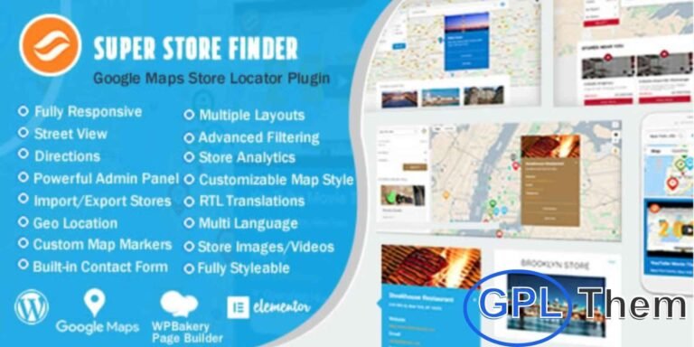 Super Store Finder for WordPress – Google Maps Store Locator Plugin Super Store Finder is a powerful, feature-rich store locator plugin for WordPress that seamlessly integrates with Google Maps API v3, making it easy for customers to find your physical store locations.