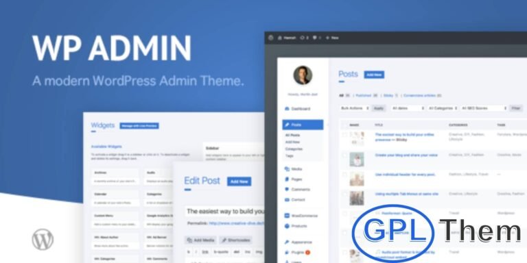 wphave Admin – Modern & Customizable WordPress Admin Theme wphave Admin is a sleek and modern WordPress admin theme designed for developers, designers, and site owners who want a clean and user-friendly dashboard experience.