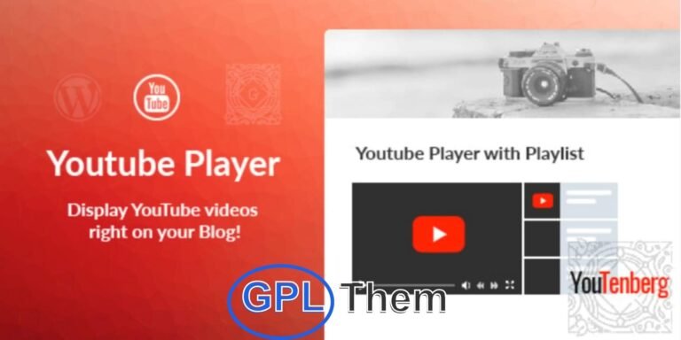 Youtenberg – Gutenberg YouTube Player with Playlist for WordPress Youtenberg is a powerful YouTube player plugin designed for the Gutenberg WordPress editor, enabling you to easily embed single YouTube videos, full playlists, or custom-curated video collections into your pages or posts. With keyword search integration, you can find and add YouTube content directly into your site in seconds.