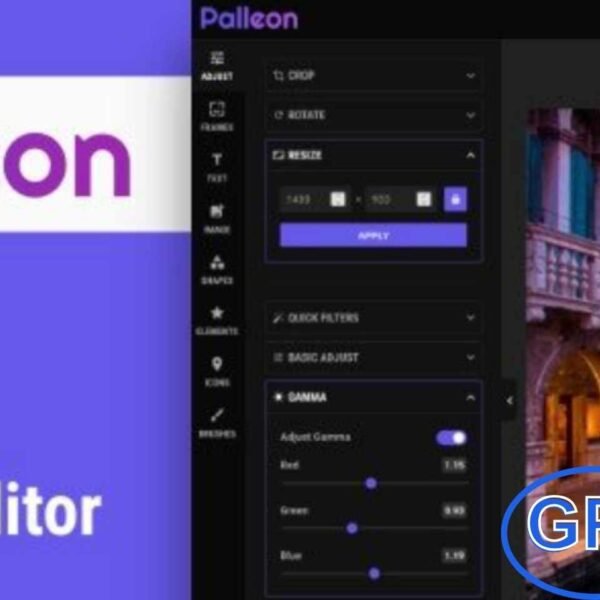 Palleon – WordPress Image Editor Plugin Palleon is a user-friendly image editor for WordPress that lets you effortlessly crop, rotate, resize, and enhance images directly from your dashboard. With just a few clicks, you can apply stunning image filters to create eye-catching photo effects—no design skills required.