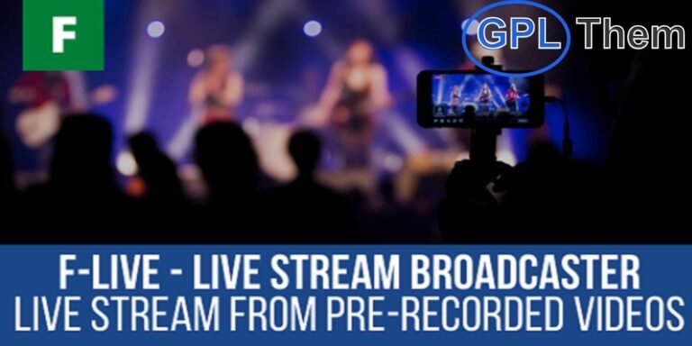 F-Live – Live Stream Broadcaster for WordPress F-Live is a powerful WordPress plugin that lets you stream pre-recorded videos live on Facebook directly from your website. Whether you're targeting your profile, page, or group, F-Live helps you schedule or instantly broadcast live events to maximize visibility and engagement.