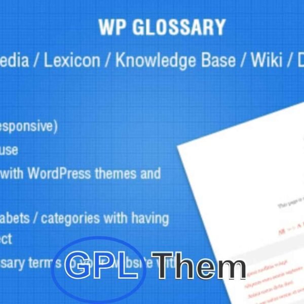 WP Glossary v2.6 – Encyclopedia / Lexicon / Knowledge Base / Wiki / Dictionary