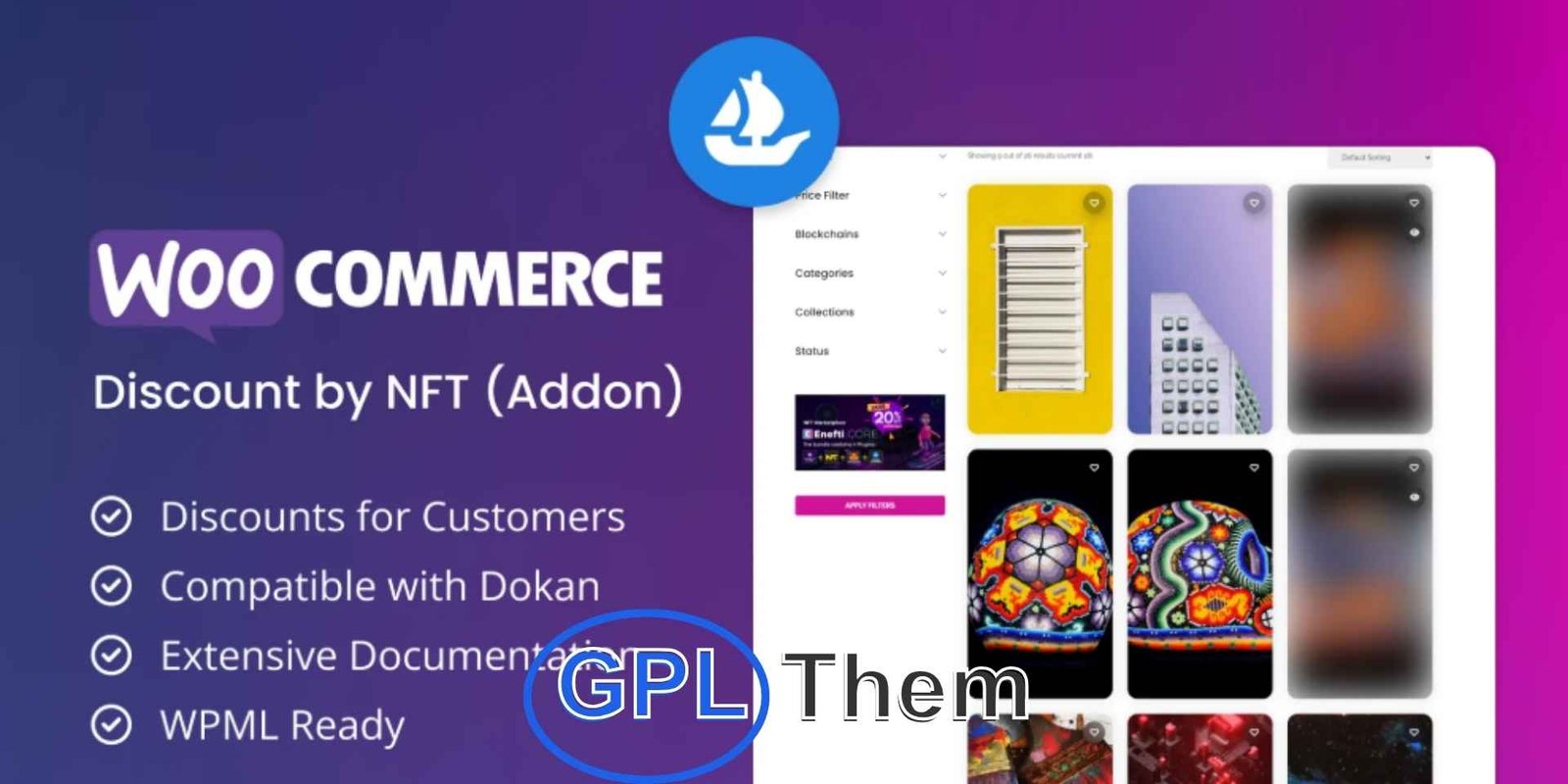 Discount by NFT for WooCommerce (addon) Discount by NFT for WooCommerce (Addon) – Reward NFT Holders with Exclusive Discounts Offer Dynamic WooCommerce Discounts Based on NFT Ownership The Discount by NFT for WooCommerce addon works seamlessly with the Enefti Core plugin to reward users who own NFTs.