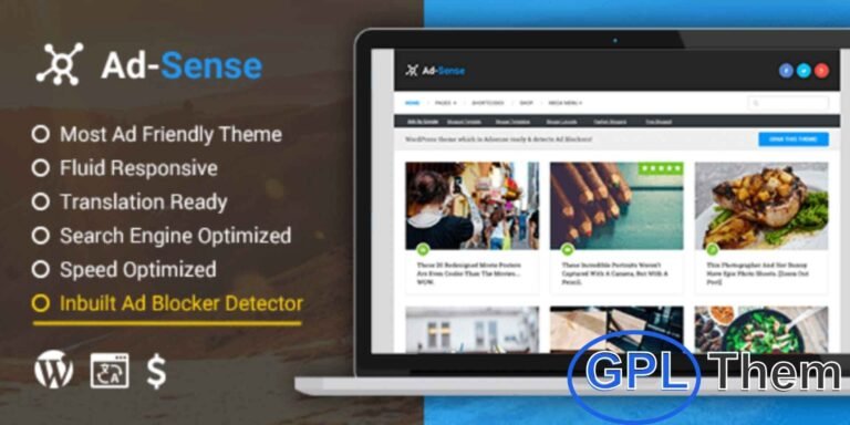 Ad-Sense – Ad Optimized WordPress Theme by MyThemeShop Ad-Sense by MyThemeShop is the ultimate WordPress theme designed for maximizing ad revenue. Known as one of the most ad-friendly themes available, it comes with advanced features for seamless ad management and placement.