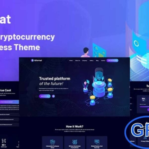 Alternat – ICO & Cryptocurrency WordPress Theme Alternat is a powerful and responsive WordPress theme designed for cryptocurrency, Bitcoin, ICO, and blockchain-related websites. Perfect for token sales, crypto wallets, currency converters, and digital trading platforms, it delivers a professional and modern design for the crypto industry.