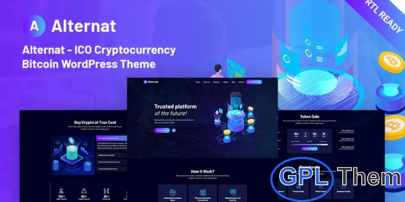 Alternat – ICO Cryptocurrency Responsive Bitcoin WordPress Theme Alternat – ICO & Cryptocurrency WordPress Theme Alternat is a powerful and responsive WordPress theme designed for cryptocurrency, Bitcoin, ICO, and blockchain-related websites. Perfect for token sales, crypto wallets, currency converters, and digital trading platforms, it delivers a professional and modern design for the crypto industry.