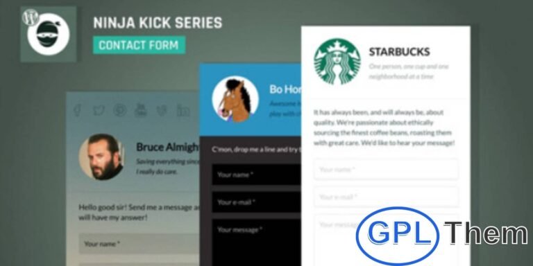 Ninja Kick – Contact Form Ninja Kick: WordPress Contact Form Plugin allows your visitors to instantly access a contact form without waiting for page reloads. This powerful plugin adds a hidden, sitewide contact form that appears with a smooth slide-in animation, enhancing user experience and engagement on your WordPress website or blog.