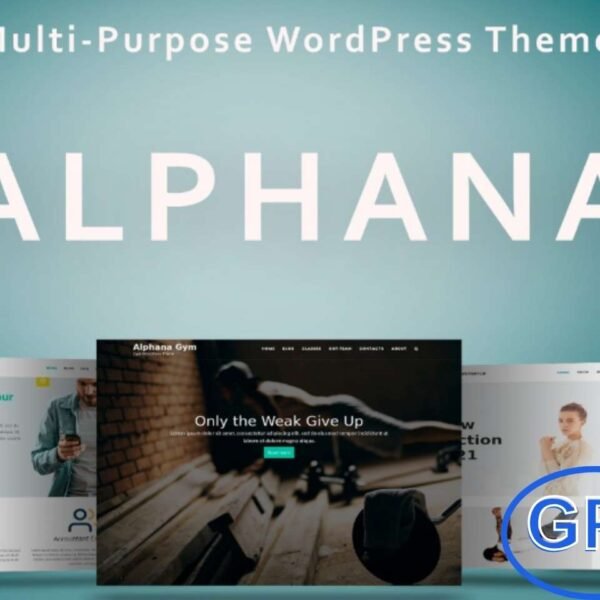 Alphana – Multi-Purpose WordPress Theme Alphana is a versatile multi-purpose WordPress theme designed to create stunning websites for online stores, blogs, portfolios, corporate sites, galleries, and one-page layouts. Packed with powerful customization options, it allows you to easily adjust colors, fonts, headers, footers, animations, and more using the built-in Customizer.