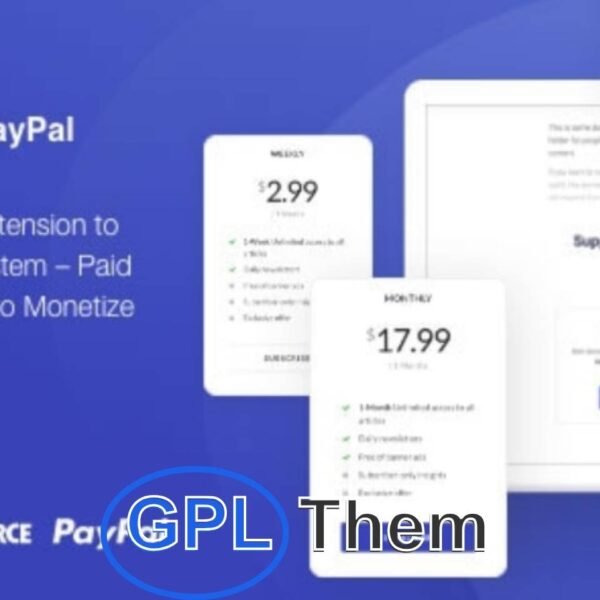 Jeg Paywall – Premium Content Monetization WordPress Plugin Jeg Paywall is a powerful WordPress plugin designed to help you boost revenue by restricting access to premium content and monetizing it through paid subscriptions.