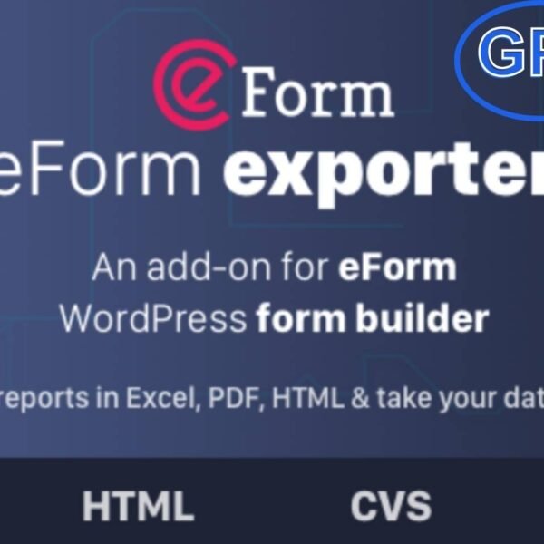 Exporter for eForm – Reports & Submissions Addon Exporter for eForm is a powerful premium addon for the popular eForm – WordPress Form Builder plugin, designed to simplify data management.