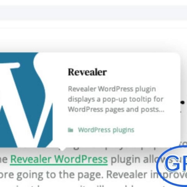 Revealer – WordPress Navigation Popup for Enhanced Link Interaction Revealer is a dynamic navigation popup plugin for WordPress that transforms how users interact with your website links. Designed to elevate your site’s navigation experience, this tool adds a sleek, modern popup effect to your links, making browsing more engaging and intuitive.