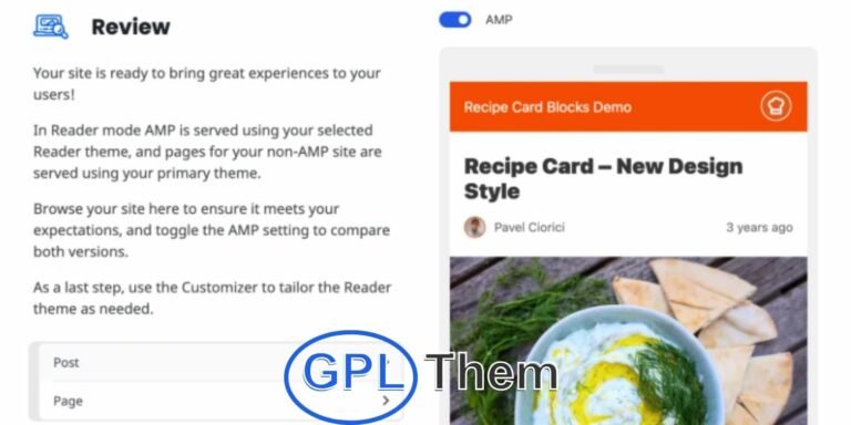Recipe Compatibility for AMP – Optimize Your Recipes for Fast Mobile Viewing Recipe Compatibility for AMP is an essential plugin for food bloggers and recipe creators aiming to improve their website’s speed and mobile performance.