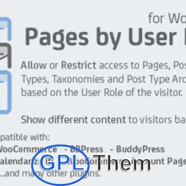 Pages by User Role for WordPress – Control Content Visibility with Ease Pages by User Role for WordPress is a powerful plugin designed to help site owners and developers manage content access based on user roles. Easily create custom pages and restrict visibility to specific user groups, perfect for membership sites, exclusive content, or personalized user experiences.